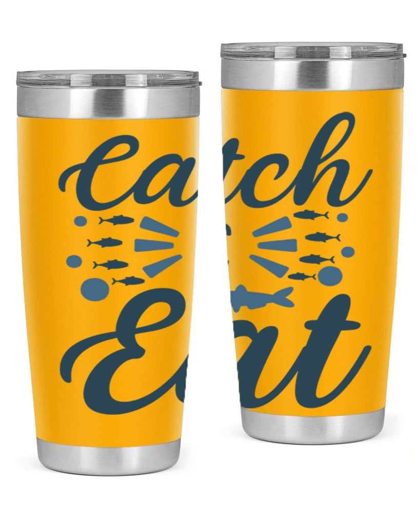 catch eat 173#- fishing- Tumbler