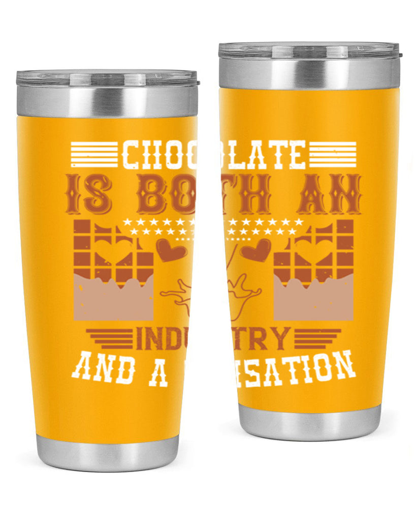 chocolate is both an industry and a sensation 48#- chocolate- Tumbler