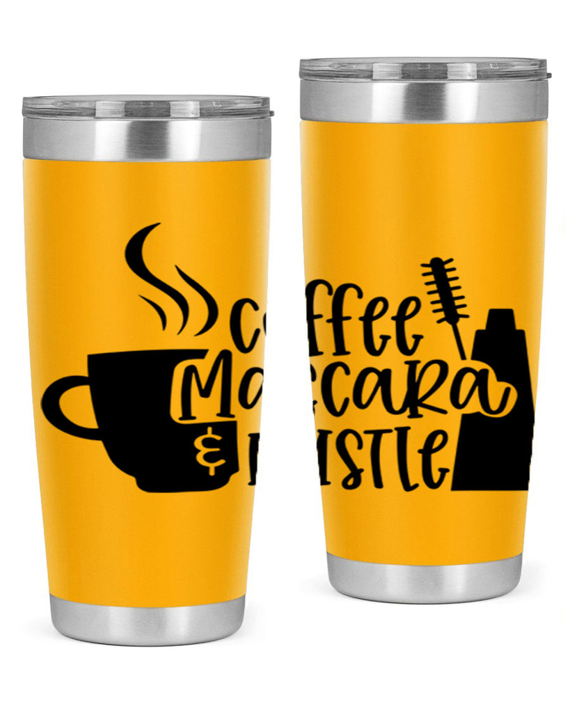 coffee mascara hustle 145#- coffee- Tumbler