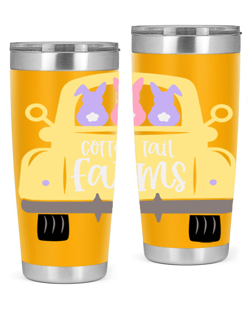 cotton tail farms 62#- easter- Tumbler