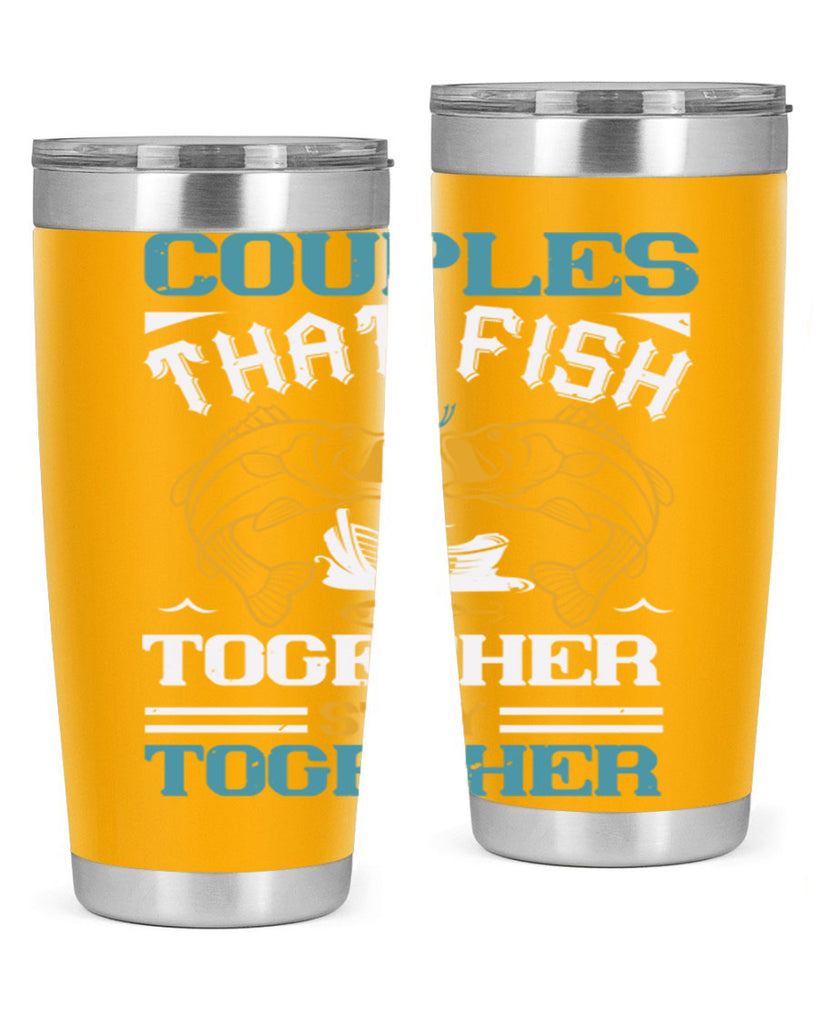 couples that fish together 169#- fishing- Tumbler