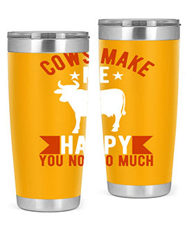 cows make me happy you not so much Style 5#- cow- Tumbler