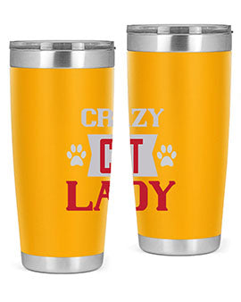 crazy cat lady Style 44#- cat- Tumbler
