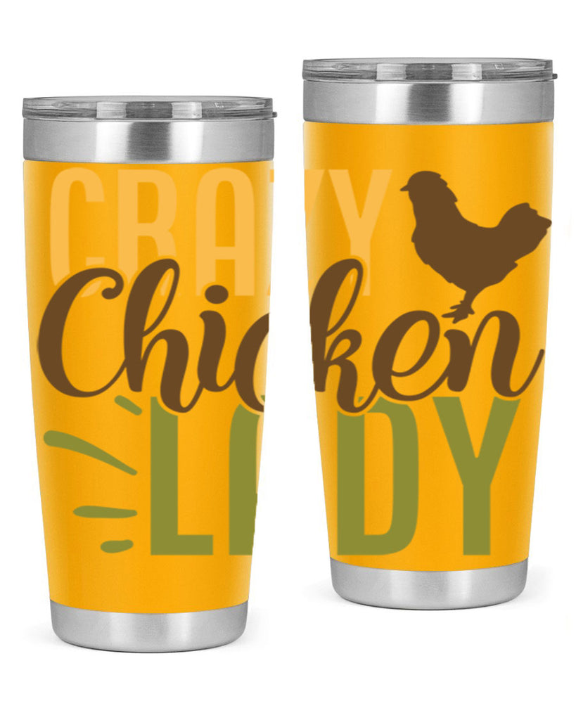 crazy chicken lady 18#- farming and gardening- Tumbler