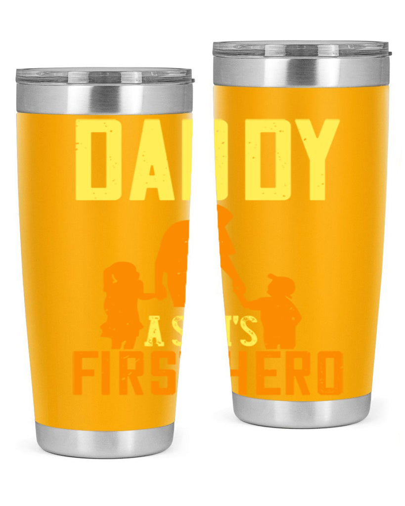 daddy a sons first hero 249#- fathers day- Tumbler