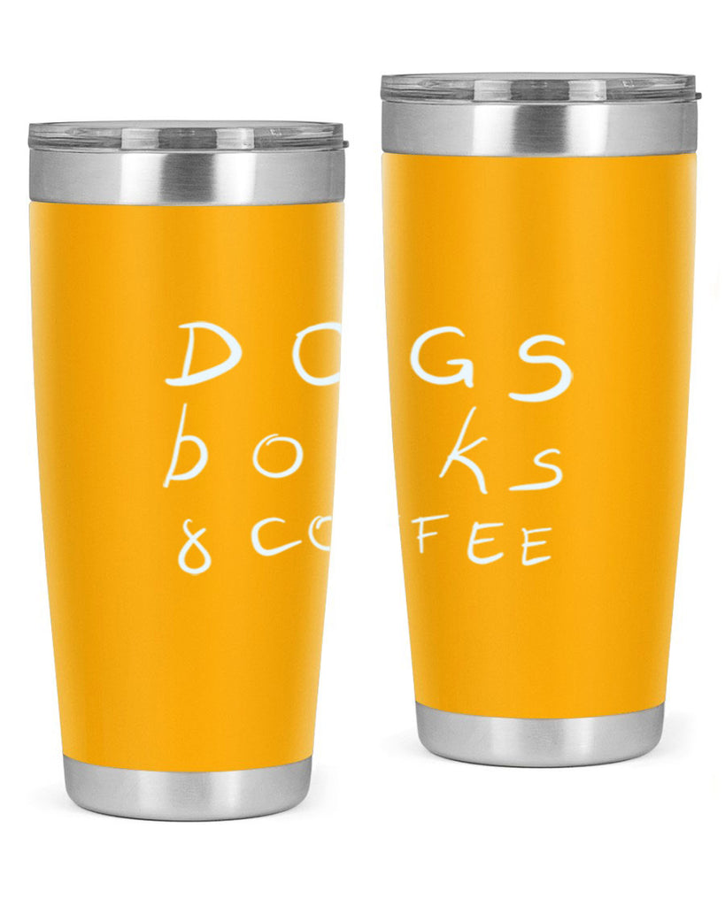 dogs books and coffee 282#- coffee- Tumbler