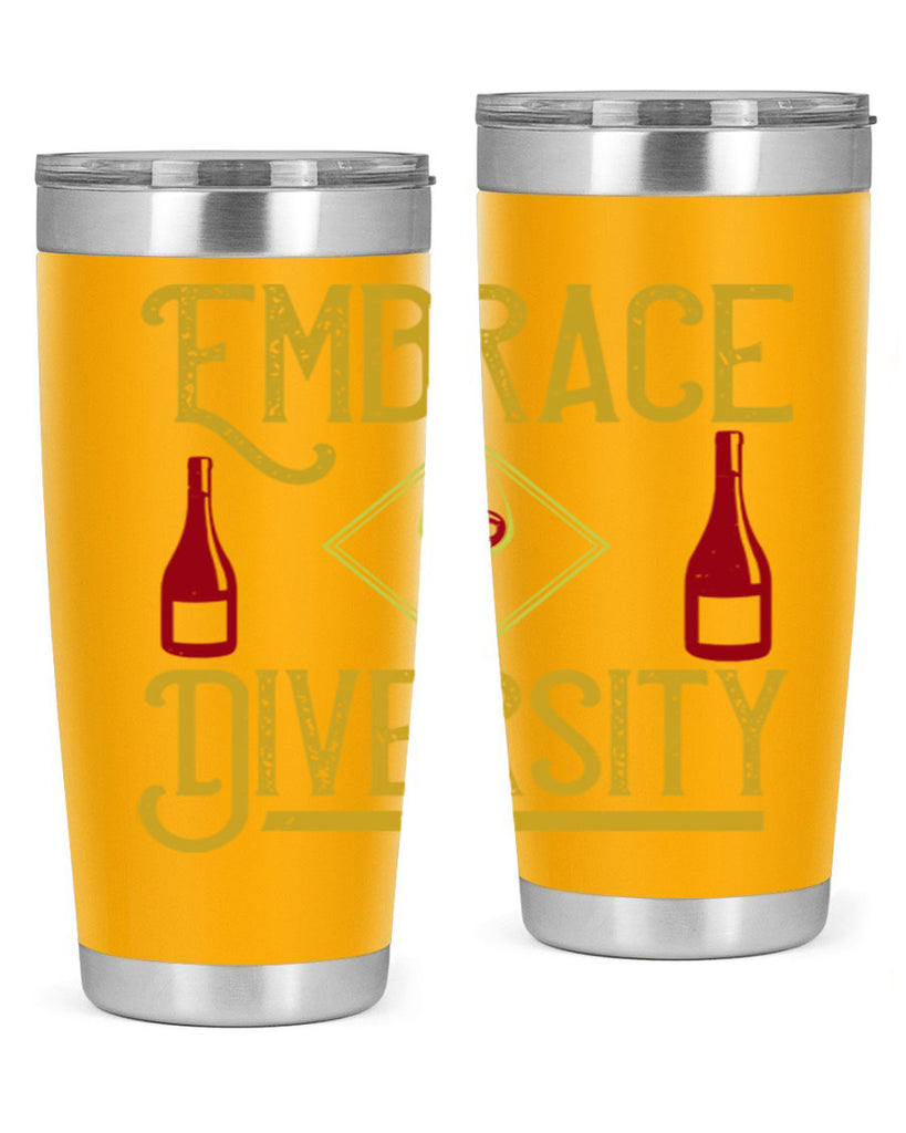 embrace diversity 218#- wine- Tumbler