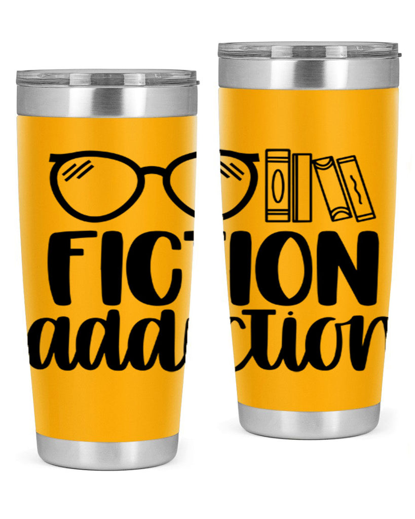 fiction addiction 40#- reading- Tumbler