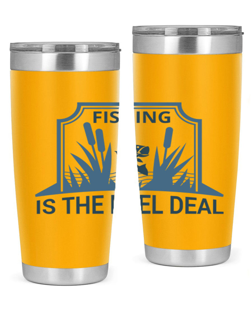 fishing is the real deal 138#- fishing- Tumbler