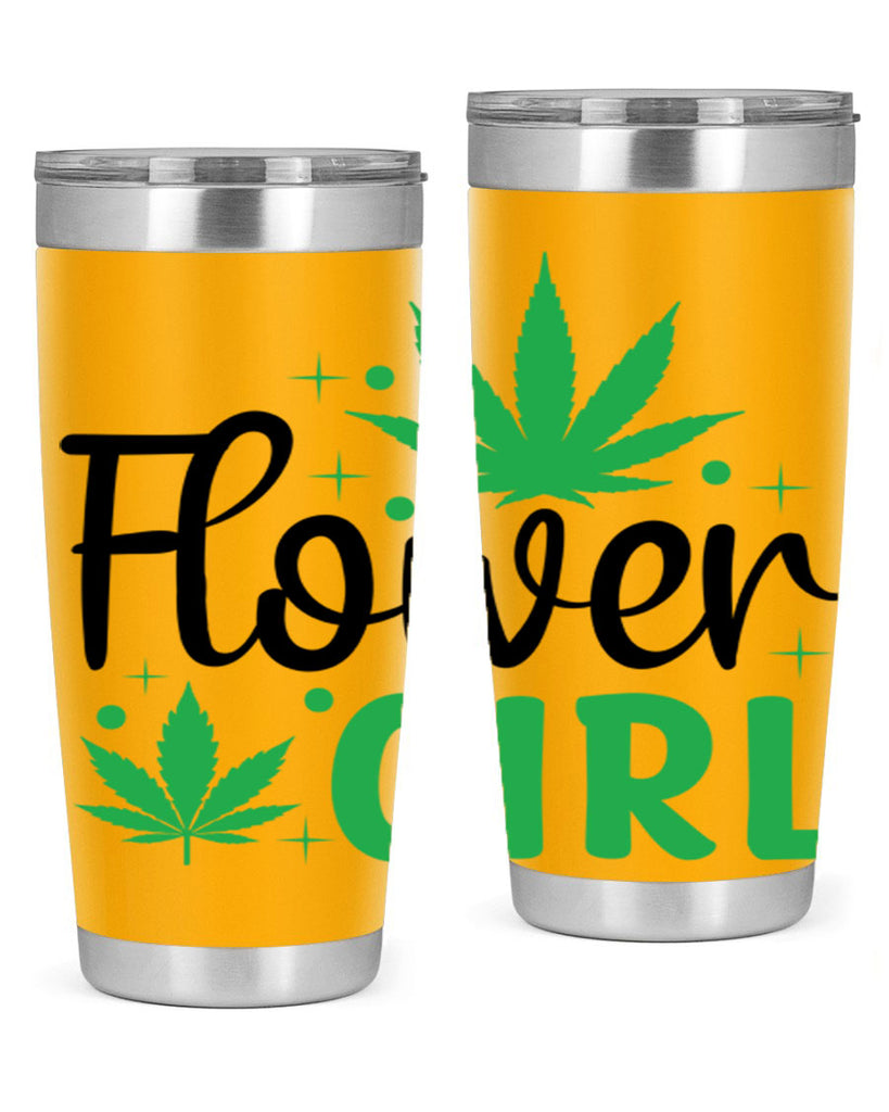 flower girl 83#- marijuana- Tumbler