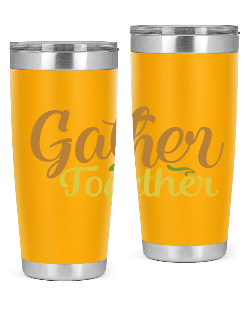 gather together 61#- thanksgiving- Tumbler