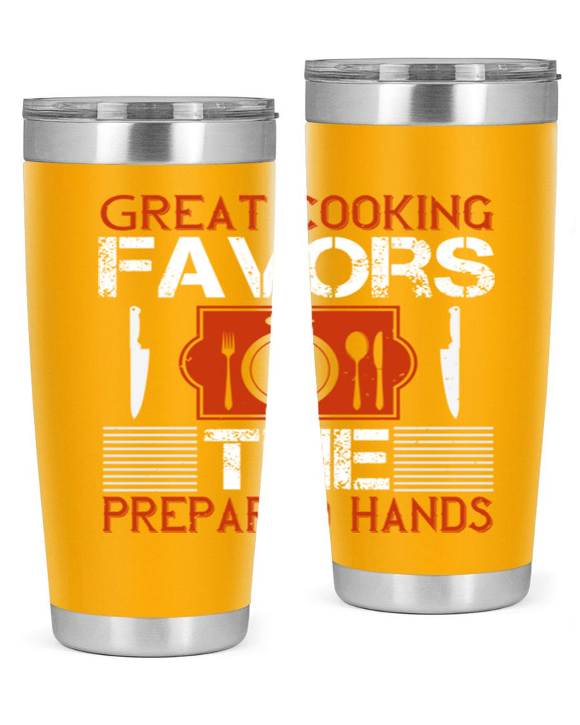 great cooking favors the prepared hands 37#- cooking- Tumbler