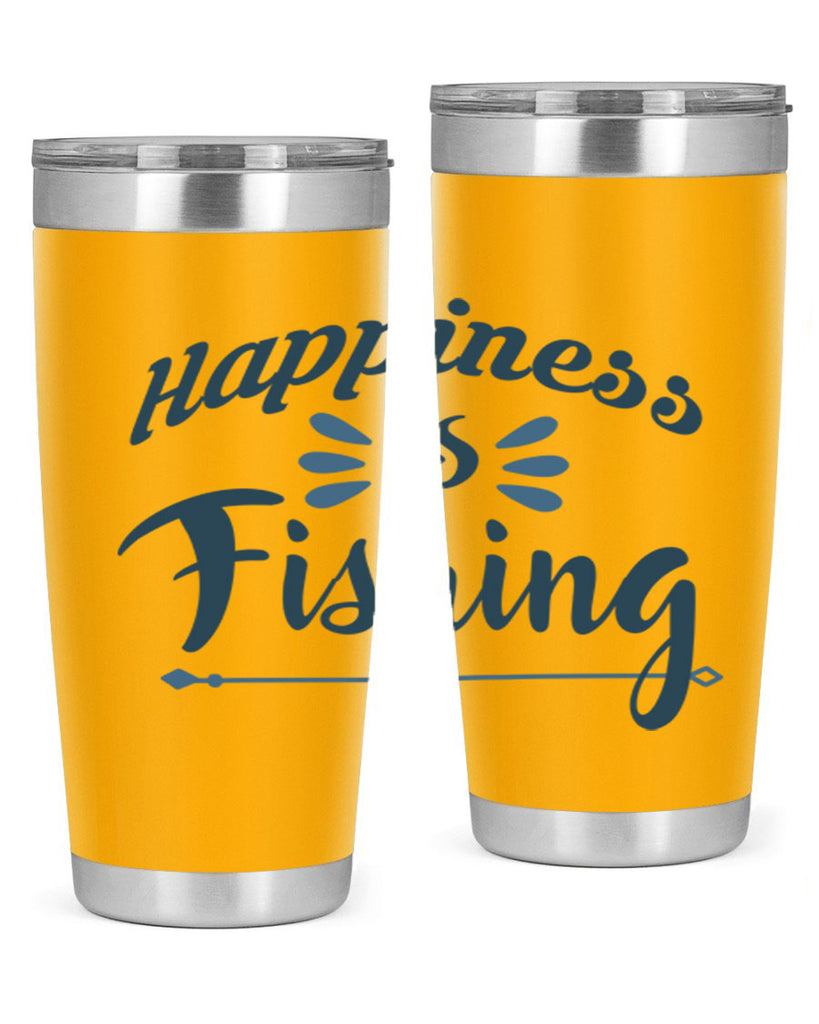 happiness is fishing 122#- fishing- Tumbler