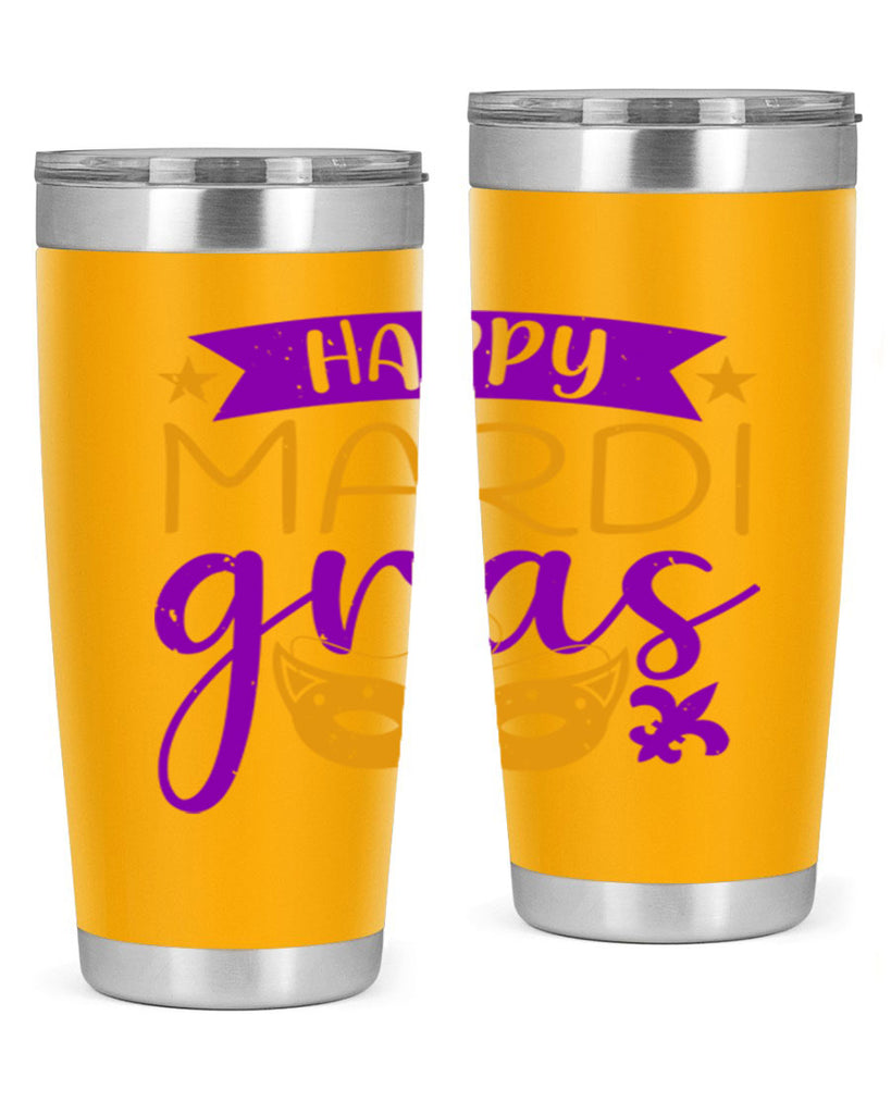 happy mardi gras 70#- mardi gras- Tumbler