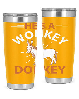 he’s a wonky donkey Style 4#- donkey- Tumbler