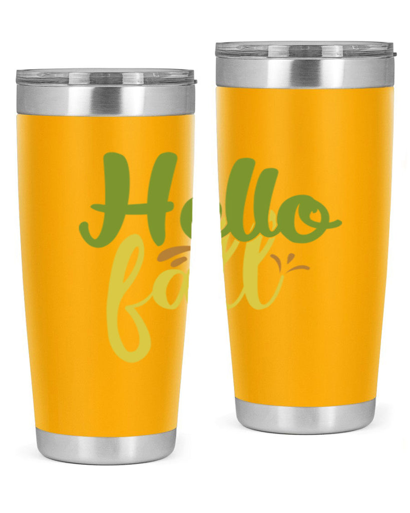 hello fall 55#- thanksgiving- Tumbler