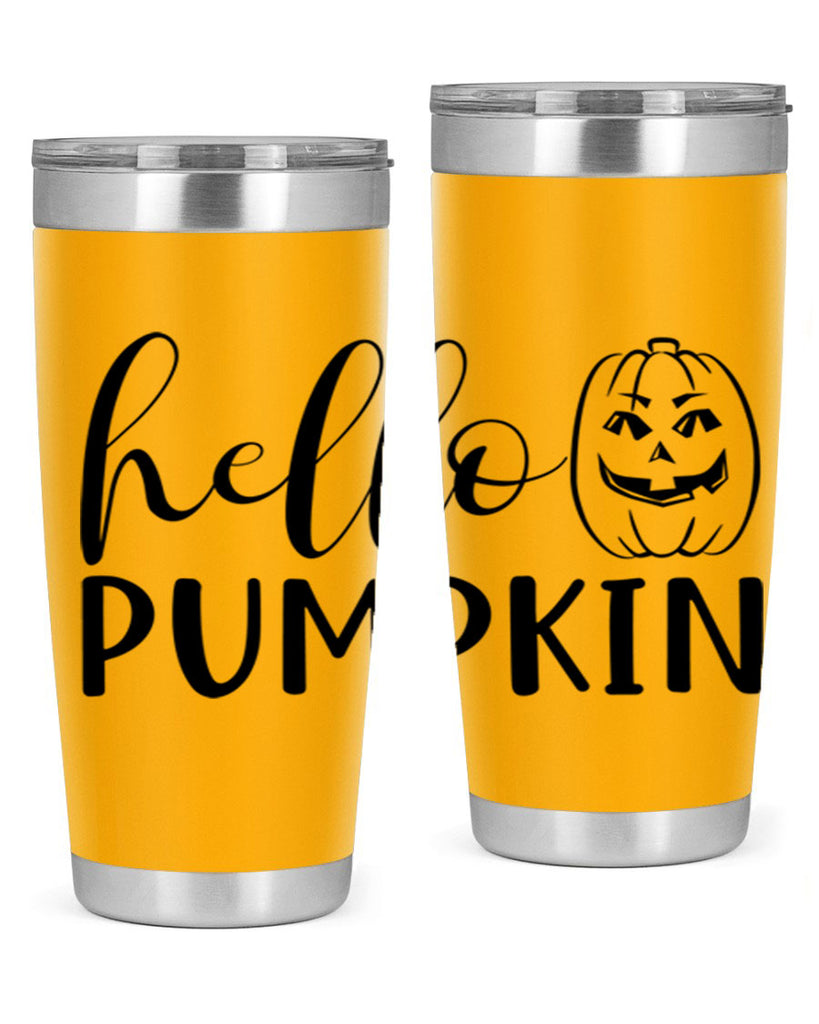 hello pumpkin 287#- fall- Tumbler