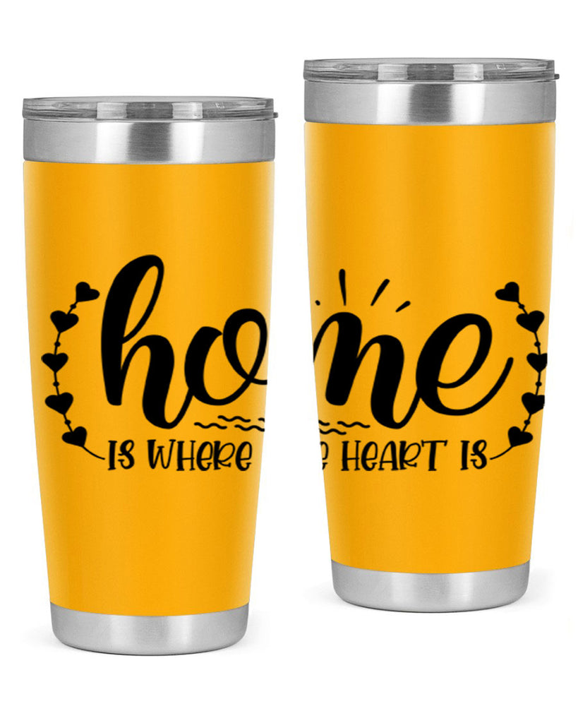 home is where the heart is 38#- home- Tumbler