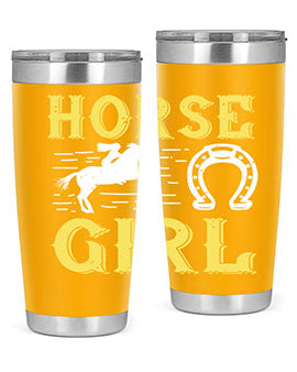 horse girl Style 51#- horse- Tumbler