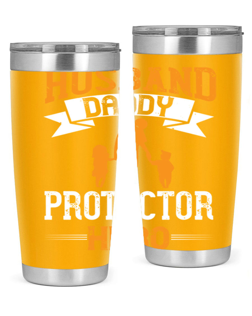 husband daddy protector hero 252#- fathers day- Tumbler