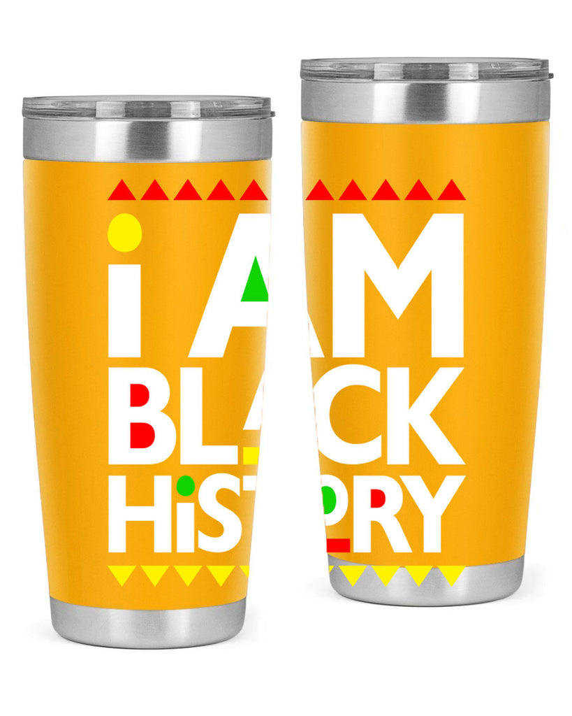 i am black  history 116#- black words phrases- Cotton Tank