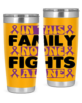 in this family no one fights alone 188#- alzheimers- Tumbler