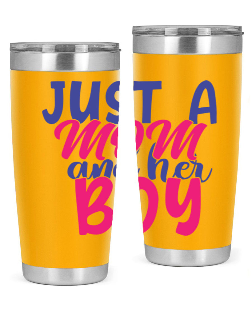 just a mom and her boy 392#- mom- Tumbler