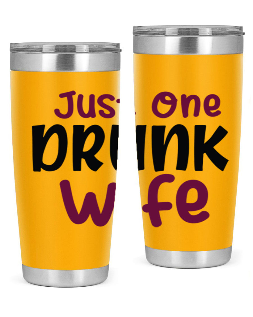 just one drunk wife 187#- wine- Tumbler