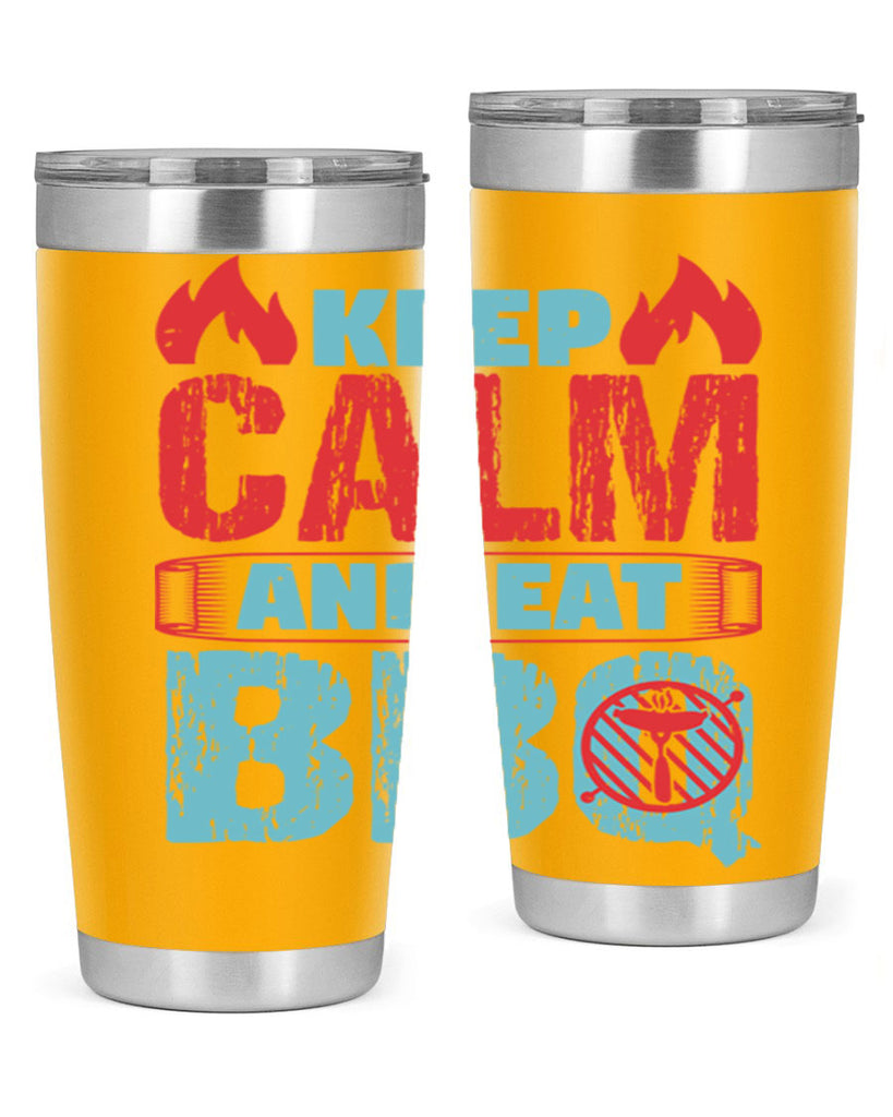 keep calm and eat bbq 30#- bbq- Tumbler