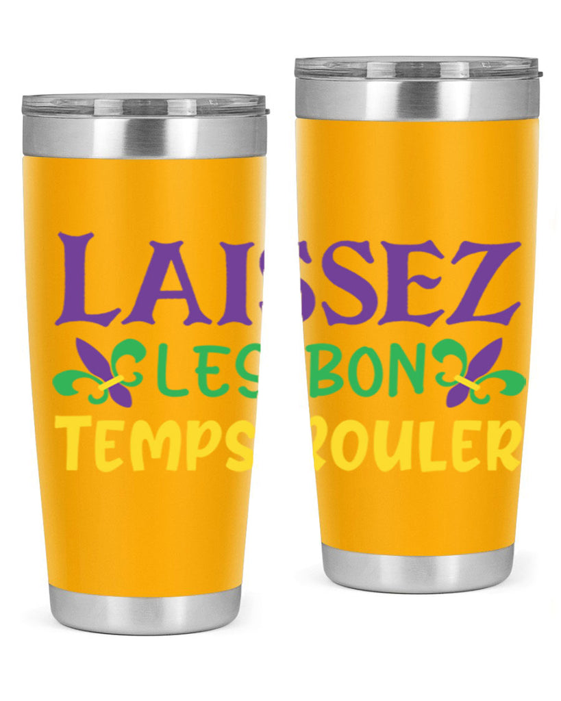 laissez les bon temps rouler 83#- mardi gras- Tumbler