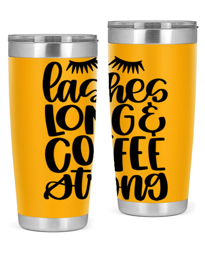 lashes long coffee strong 81#- coffee- Tumbler