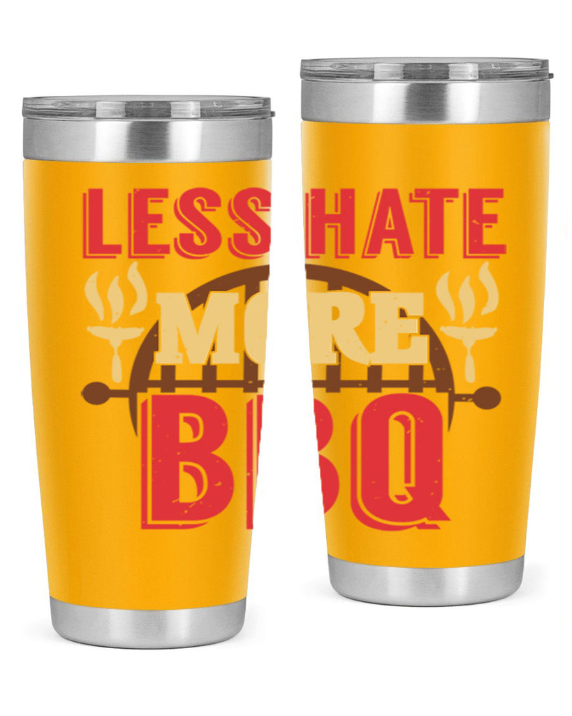 less hate more bbq 26#- bbq- Tumbler