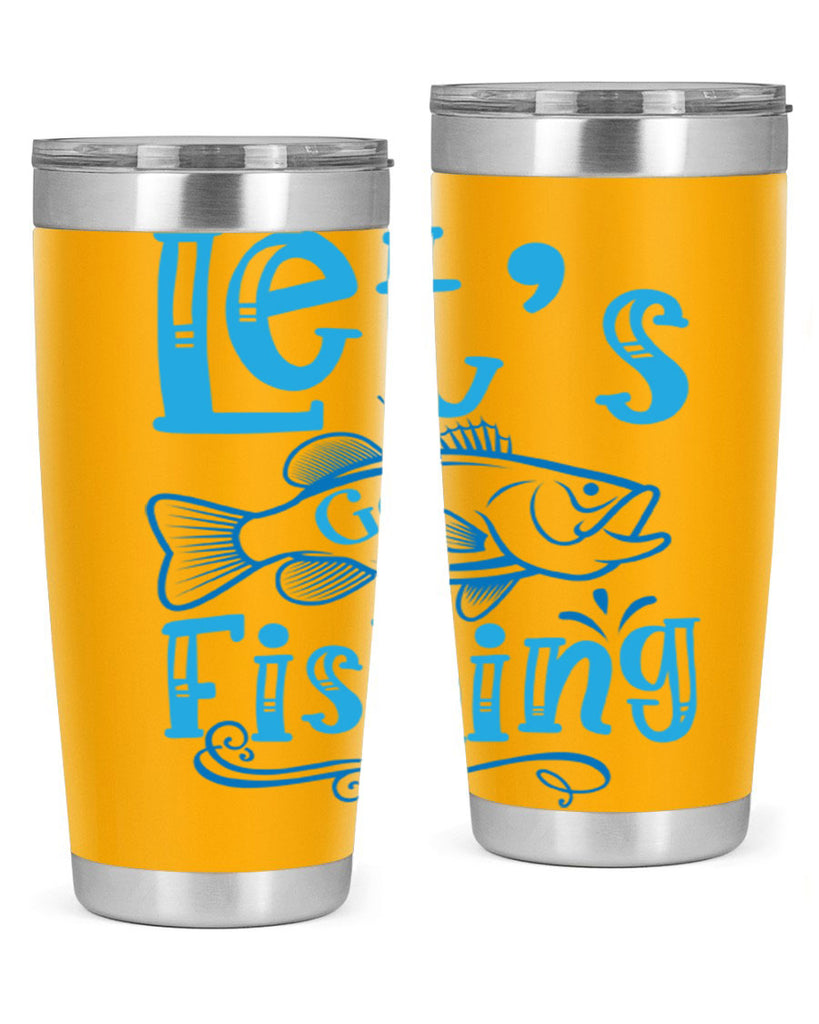 lets go fishing 205#- fishing- Tumbler