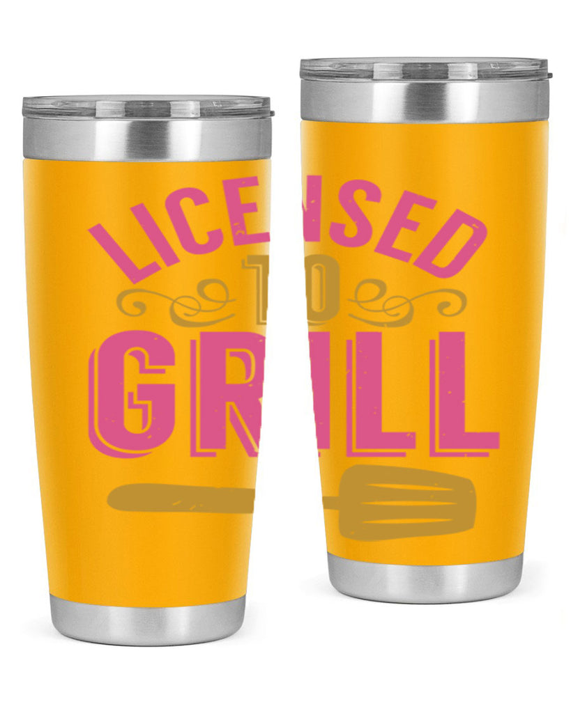 licensed to grill 24#- bbq- Tumbler