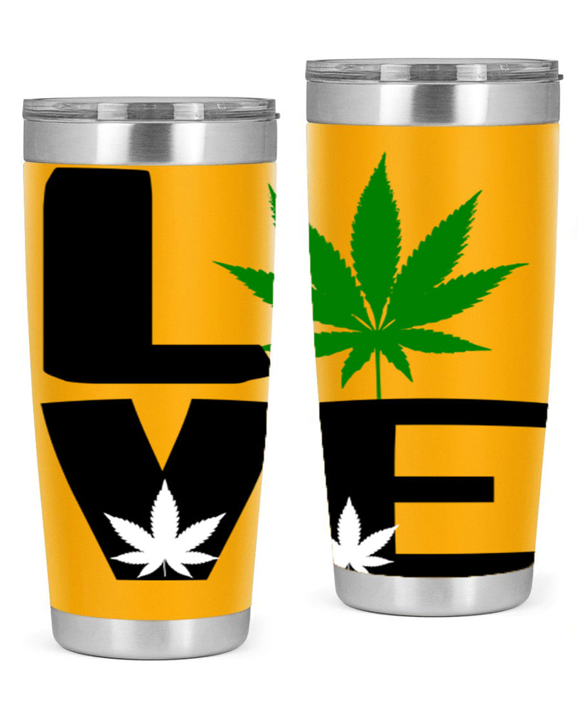 love cannabis 191#- marijuana- Tumbler