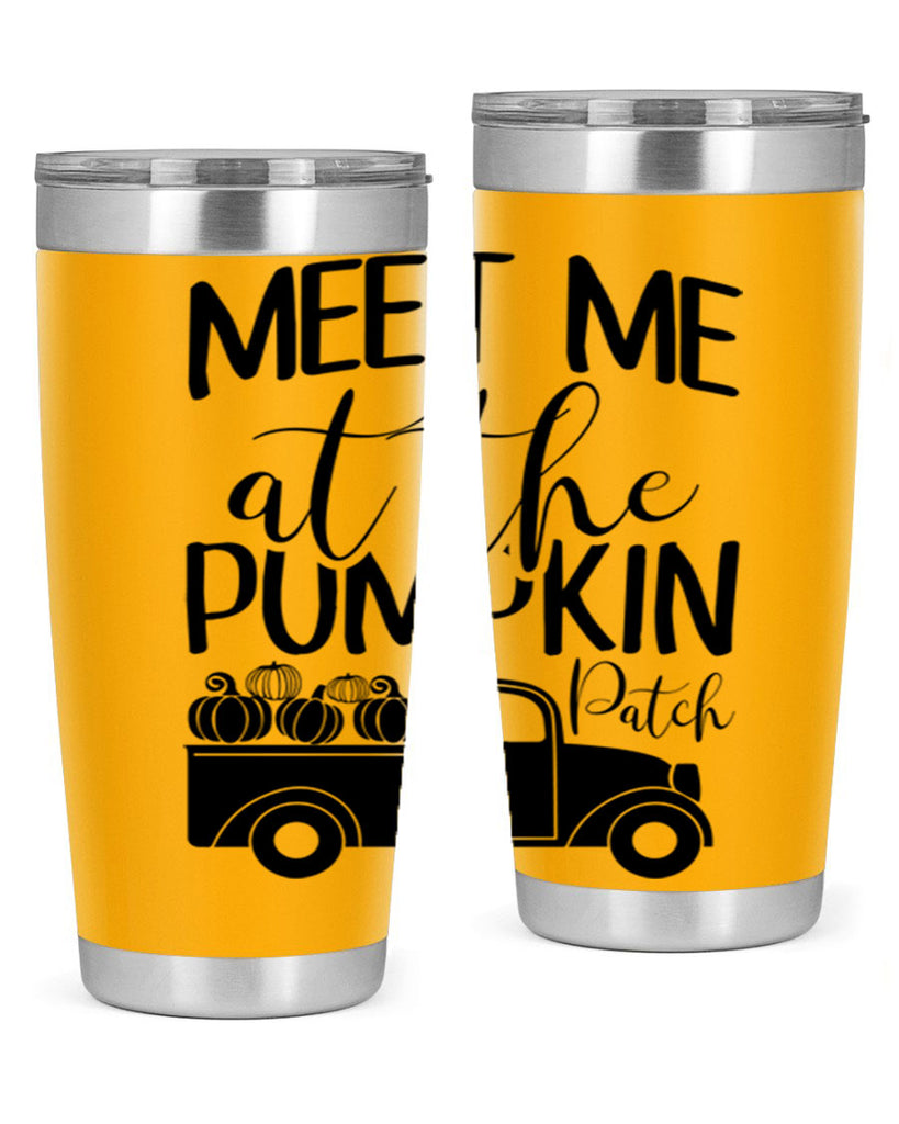 meet me at the pumpkin patch 424#- fall- Tumbler
