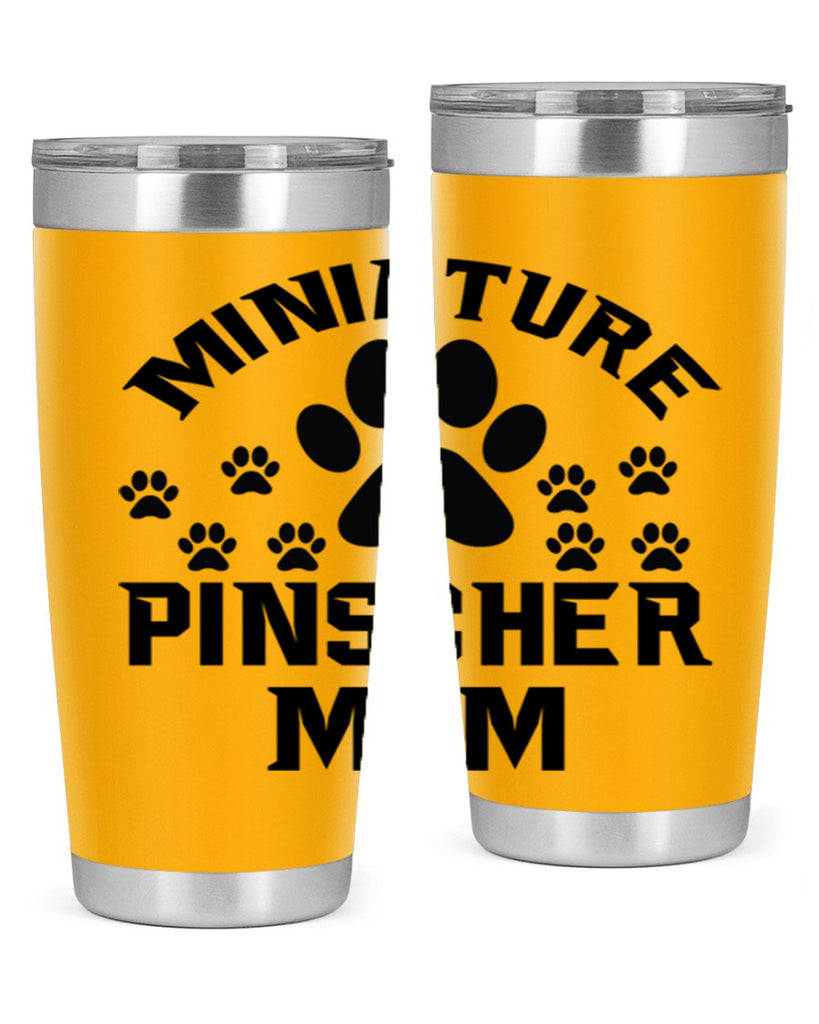 miniature pinscher mom 129#- mom- Tumbler