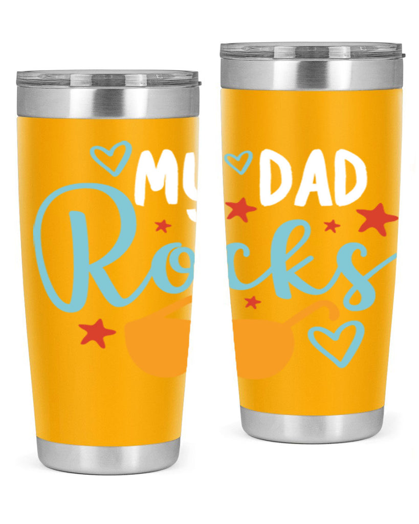 my dad rocks 83#- fathers day- Tumbler