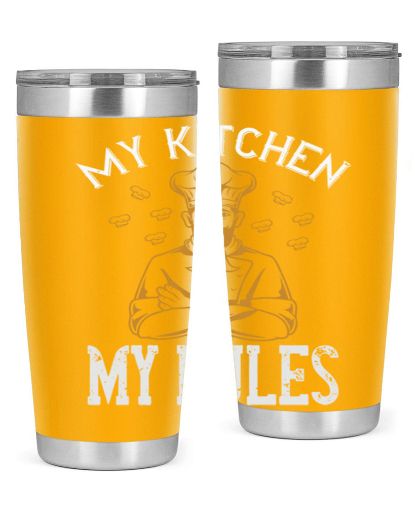 my kitchen my rules 15#- cooking- Tumbler