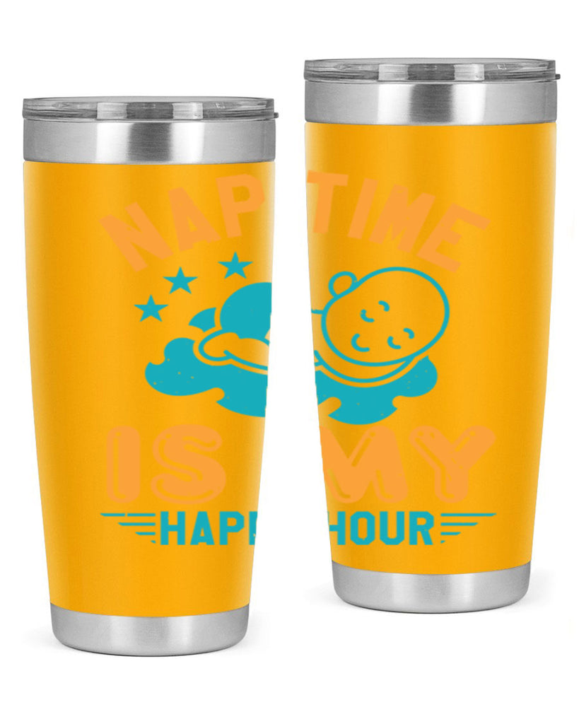 nap time is my happy hour Style 27#- baby shower- tumbler