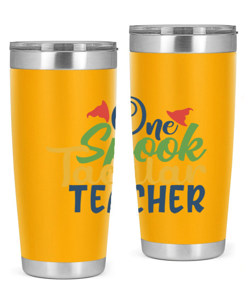 one spook tacular teacher Style 160#- teacher- tumbler