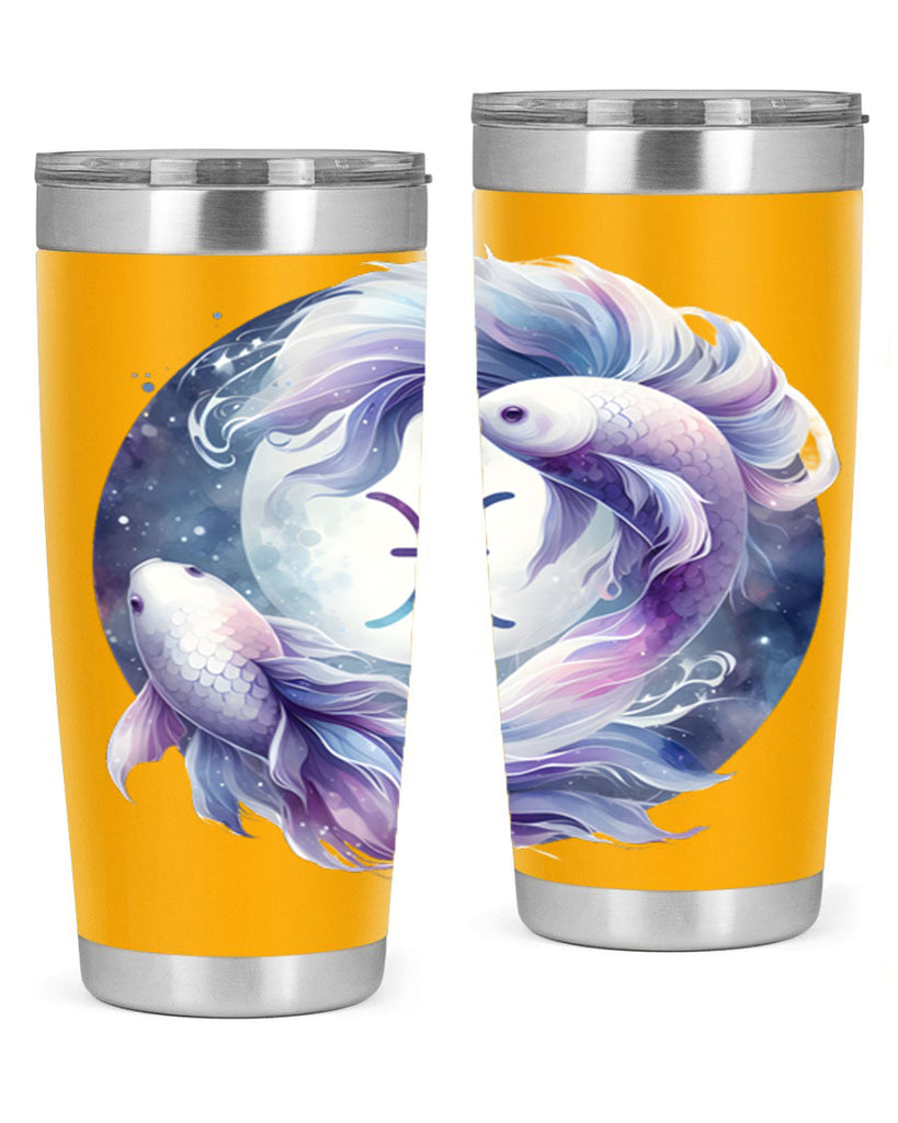 pisces 347#- zodiac- Tumbler