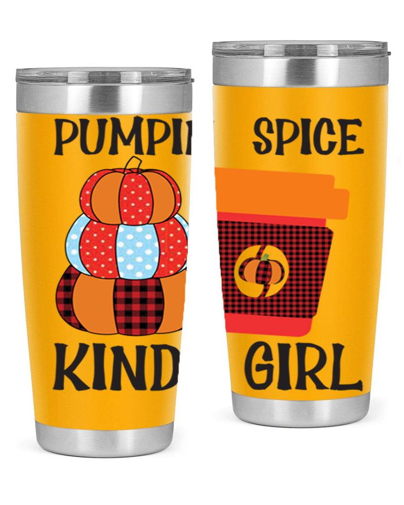 pumpkin spice kinda girl 551#- fall- Tumbler