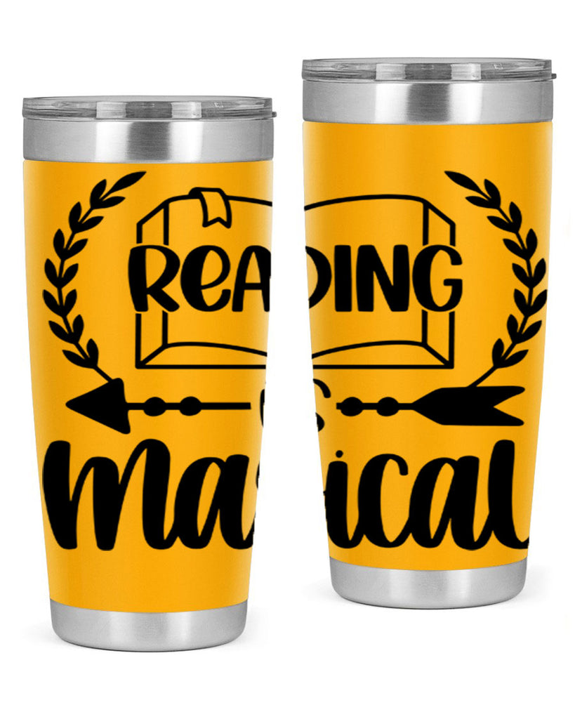 reading is magical 30#- reading- Tumbler