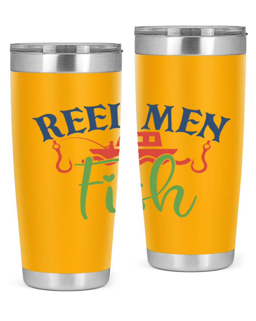 reel men fish 196#- fishing- Tumbler