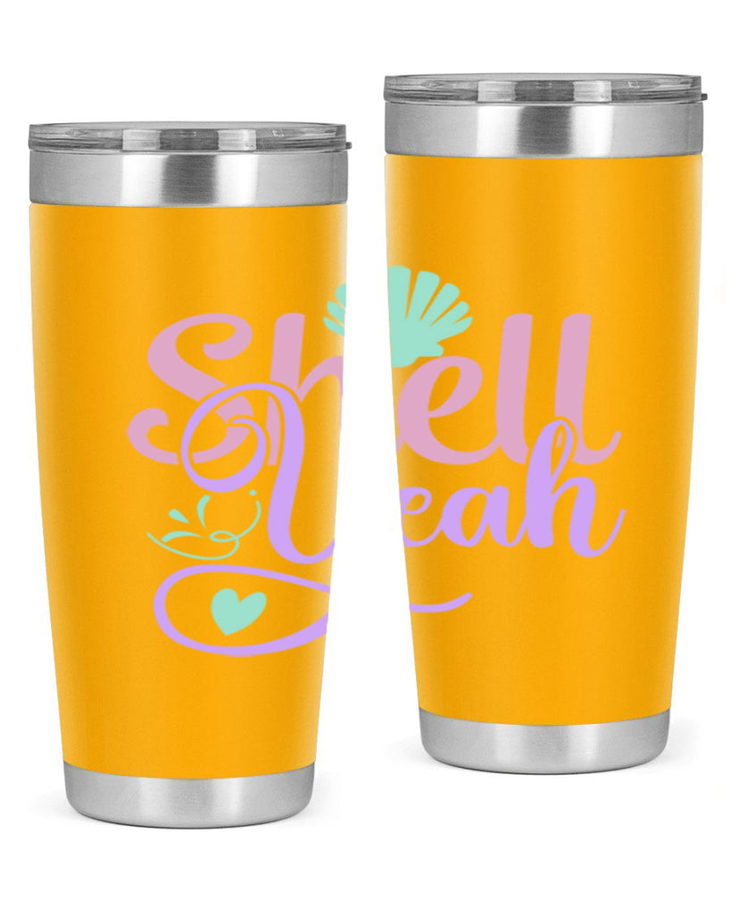 shell yeah 7#- mermaid- Tumbler