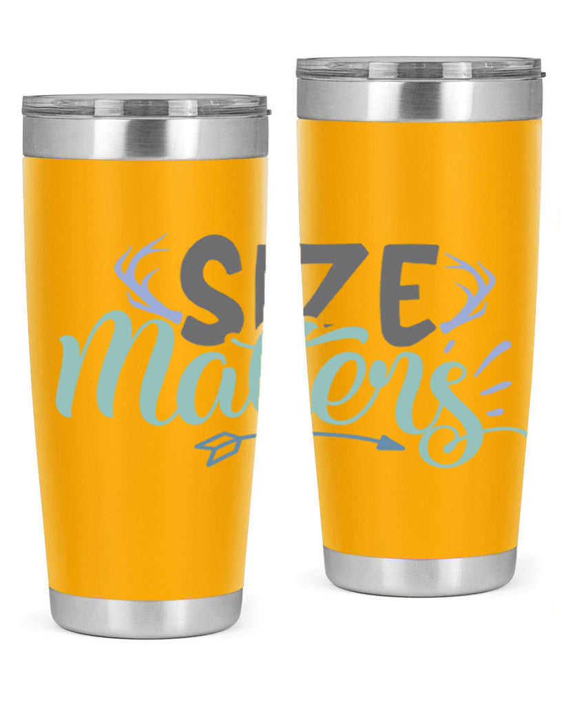 size matters 195#- fishing- Tumbler