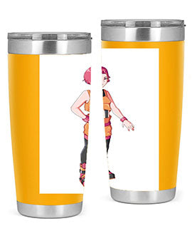 street girl wear orange outfit16#- anime- Tumbler