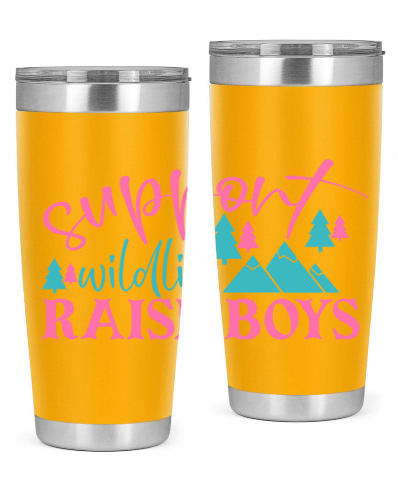 support wildlife raise boys 300#- mom- Tumbler