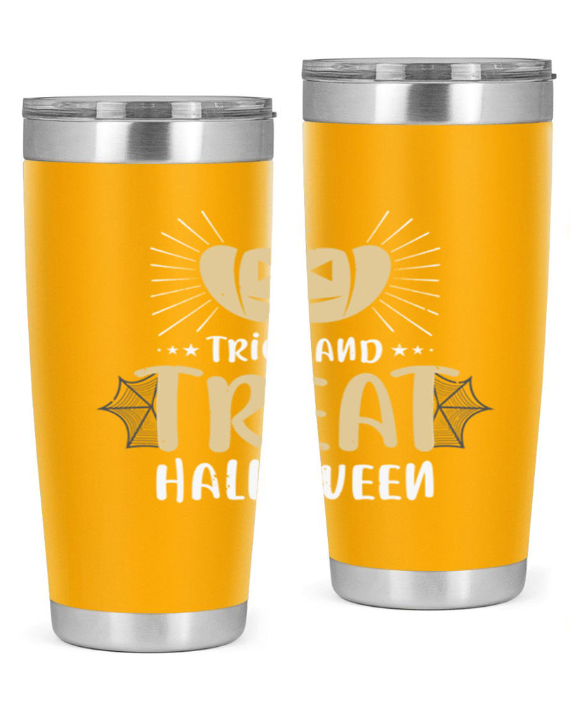 trick and treat halloween 125#- halloween- Tumbler